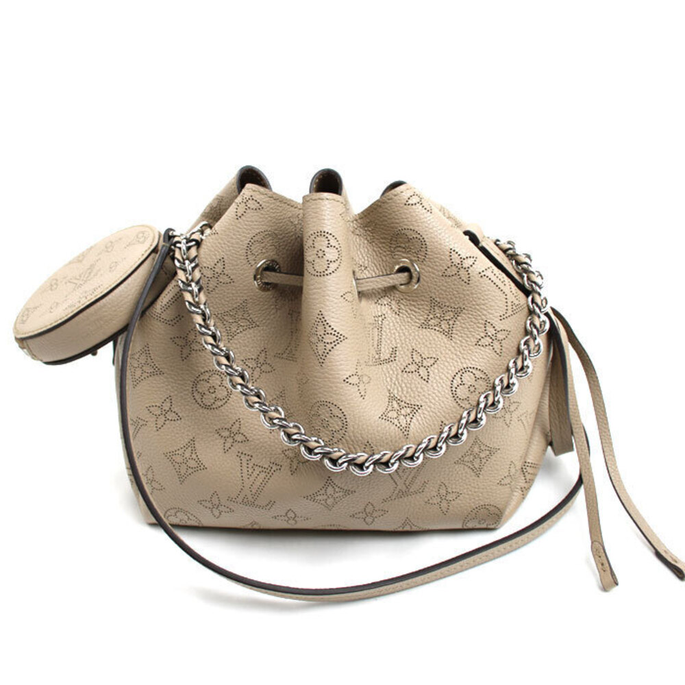 Louis Vuitton Bella Mahina Galet Shoulder Bag Leather Brown